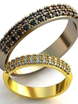 Обручальные кольца Глизза Арт.216 из Желтое золото от Ювелирный салон ROYAL DIAMONDS 1