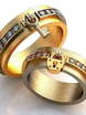 Обручальные кольца Ларина Арт.221 из Желтое золото от Ювелирный салон ROYAL DIAMONDS 1
