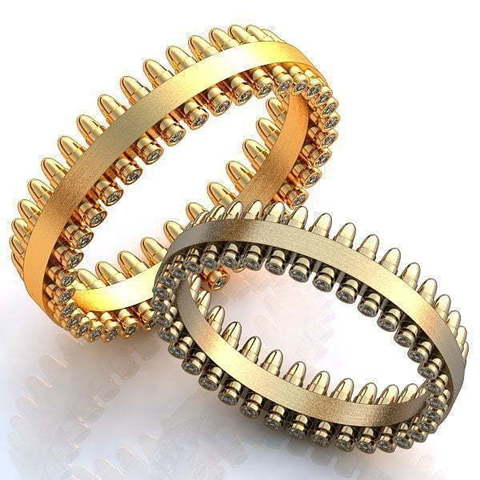 Обручальные кольца Дилара Арт.225 из Желтое золото от Ювелирный салон ROYAL DIAMONDS 1
