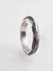 Обручальное кольцо Грани Black из Серебро от  1