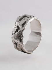 Обручальное кольцо Рельеф из Серебро от  1
