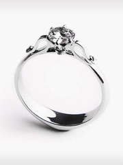 Помолвочное кольцо Kлассика из Белое золото от  2