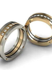 Обручальные кольца из Комбинированные от Ювелирный салон Jewelry & Diamonds 1