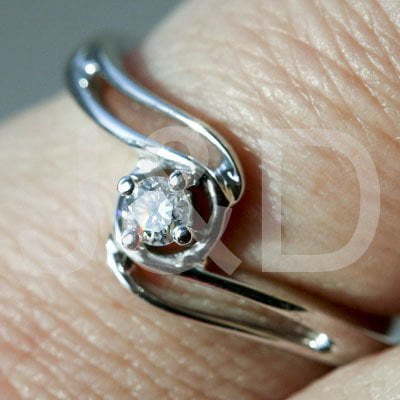 Помолвочное кольцо из Белое золото от Ювелирный салон Jewelry & Diamonds 2