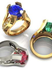 Помолвочное кольцо из Белое золото, Желтое золото от Ювелирный салон Jewelry & Diamonds 1