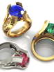 Помолвочное кольцо из Белое золото, Желтое золото от Ювелирный салон Jewelry & Diamonds 1
