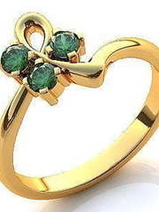 Помолвочное золотое кольцо из Желтое золото от Ювелирный салон Jewelry & Diamonds 1