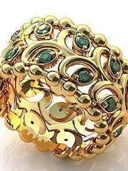 Обручальное золотое кольцо из Желтое золото от Ювелирный салон Jewelry & Diamonds 1