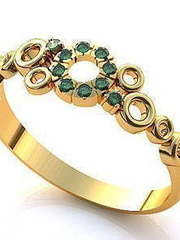 Помолвочное золотое кольцо из Желтое золото от Ювелирный салон Jewelry & Diamonds 1