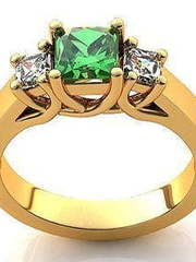 Помолвочное золотое кольцо из Желтое золото от Ювелирный салон Jewelry & Diamonds 1