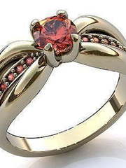 Помолвочное золотое кольцо из Желтое золото от Ювелирный салон Jewelry & Diamonds 1