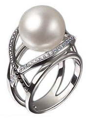 Помолвочное кольцо из Белое золото от Ювелирный салон Jewelry & Diamonds 1