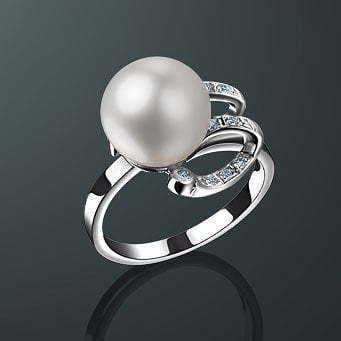 Помолвочное кольцо из Белое золото от Ювелирный салон Jewelry & Diamonds 1