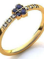 Помолвочное золотое кольцо из Желтое золото от Ювелирный салон Jewelry & Diamonds 1