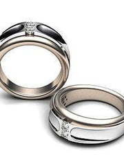 Обручальное кольцо из Комбинированные от Ювелирный салон Jewelry & Diamonds 1