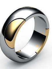 Обручальное кольцо из Комбинированные от Ювелирный салон Jewelry & Diamonds 1