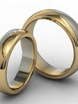 Обручальные кольца из Комбинированные от Ювелирный салон Jewelry & Diamonds 2
