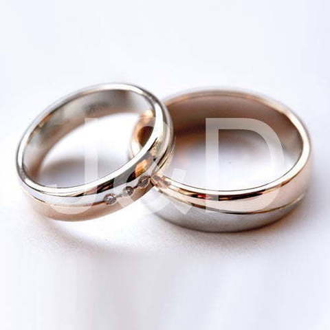 Обручальные кольца из Комбинированные от Ювелирный салон Jewelry & Diamonds 5