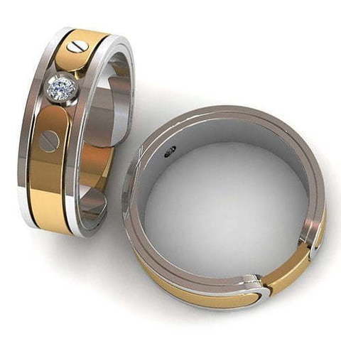 Обручальные кольца Forever Gold из Комбинированные от Ювелирный салон Jewelry & Diamonds 1