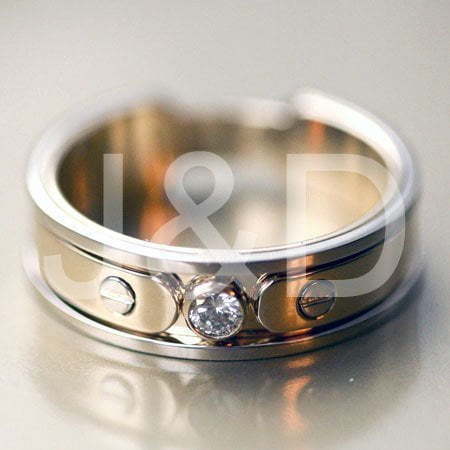 Обручальные кольца Forever Gold из Комбинированные от Ювелирный салон Jewelry & Diamonds 2