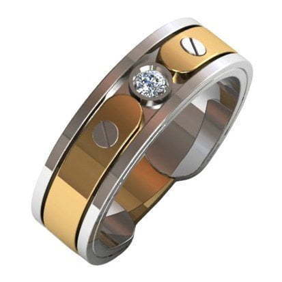 Обручальные кольца Forever Gold из Комбинированные от Ювелирный салон Jewelry & Diamonds 3