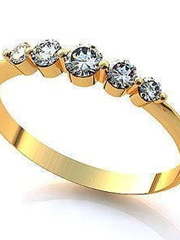 Помолвочное золотое кольцо из Желтое золото от Ювелирный салон Jewelry & Diamonds 1