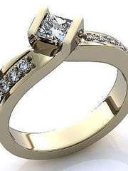 Помолвочное золотое кольцо из Желтое золото от Ювелирный салон Jewelry & Diamonds 1