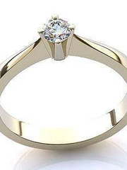 Помолвочное золотое кольцо из Желтое золото от Ювелирный салон Jewelry & Diamonds 1