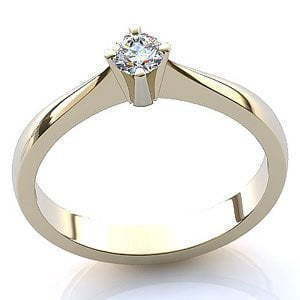 Помолвочное золотое кольцо из Желтое золото от Ювелирный салон Jewelry & Diamonds 1