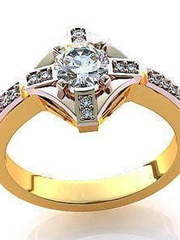 Помолвочное кольцо из Желтое золото от Ювелирный салон Jewelry & Diamonds 1