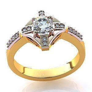 Помолвочное кольцо из Желтое золото от Ювелирный салон Jewelry & Diamonds 1