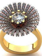 Помолвочное золотое кольцо из Желтое золото от Ювелирный салон Jewelry & Diamonds 1