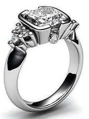 Помолвочное кольцо из Белое золото от Ювелирный салон Jewelry & Diamonds 1