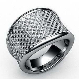 Обручальное золотое кольцо из Белое золото от Ювелирный салон Jewelry & Diamonds 1