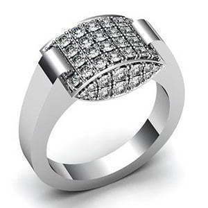 Помолвочное золотое кольцо из Белое золото от Ювелирный салон Jewelry & Diamonds 1