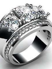 Помолвочное золотое кольцо из Белое золото от Ювелирный салон Jewelry & Diamonds 1