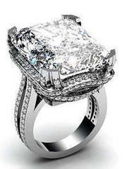 Помолвочное золотое кольцо из Белое золото от Ювелирный салон Jewelry & Diamonds 1