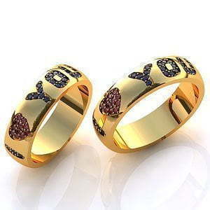 Обручальное кольцо из Желтое золото от Ювелирный салон Jewelry & Diamonds 1