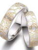 Обручальные кольца из Белое золото, Комбинированные от Ювелирный салон Jewelry & Diamonds 1