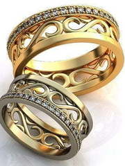 Обручальные кольца из Желтое золото от Ювелирный салон Jewelry & Diamonds 1