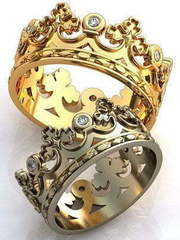 Обручальные кольца из Желтое золото от Ювелирный салон Jewelry & Diamonds 1