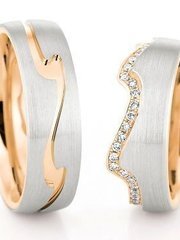 Обручальные кольца из Комбинированные от Ювелирный салон Jewelry & Diamonds 1