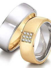 Обручальные кольца из Комбинированные от Ювелирный салон Jewelry & Diamonds 1