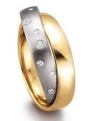 Обручальные кольца из Комбинированные от Ювелирный салон Jewelry & Diamonds 1