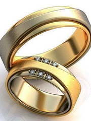 Обручальные кольца из Комбинированные от Ювелирный салон Jewelry & Diamonds 1