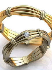 Обручальные кольца из Желтое золото от Ювелирный салон Jewelry & Diamonds 1