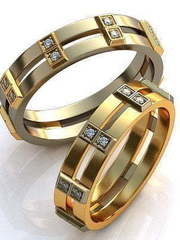 Обручальные кольца из Желтое золото от Ювелирный салон Jewelry & Diamonds 1