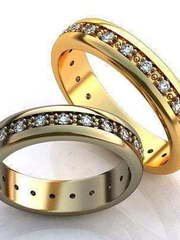 Обручальные кольца из Желтое золото от Ювелирный салон Jewelry & Diamonds 1