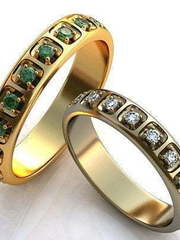 Обручальные кольца из Желтое золото от Ювелирный салон Jewelry & Diamonds 1