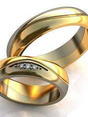 Обручальные кольца из Комбинированные от Ювелирный салон Jewelry & Diamonds 1